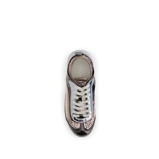 Mehrfarbige Polyamid-Sneakers mit niedrigem Schaft