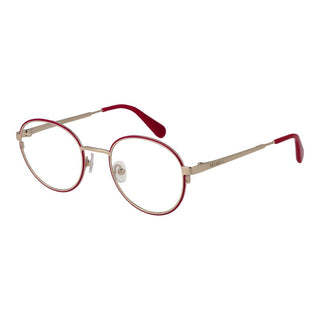 Gafas con montura metálica púrpura