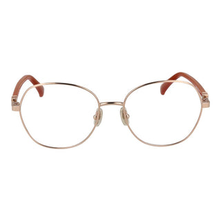 Gafas con montura de metal dorado