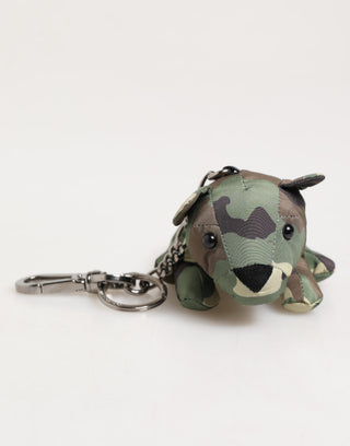 Camouflage Multicolor Animal Silhouette Keychain Keyring