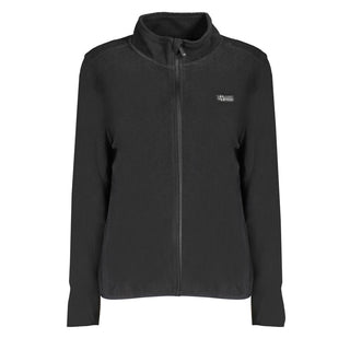 Schwarzes Polyester-Damen-Sweatshirt