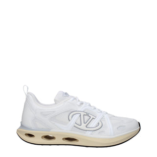 Zapatillas deportivas blancas de tela