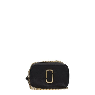 Bolso cruzado de cuero negro