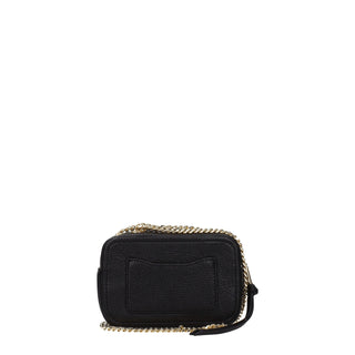 Bolso cruzado de cuero negro