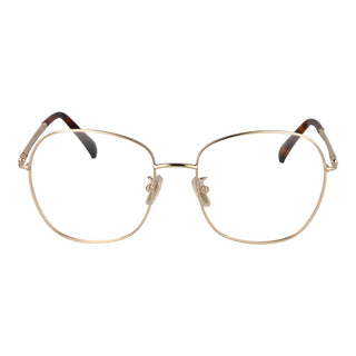 Gafas con montura de metal dorado