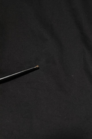 Schwarze Herren-Anzughose aus Baumwolle mit schmal zulaufendem Bein