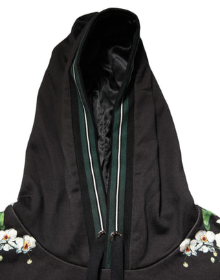 KING Black Orchid Floral Crown Logo Hoodie Sweater