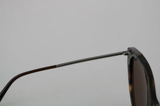 DG4337 Dunkelbraune Cateye-Damen-Sonnenbrille