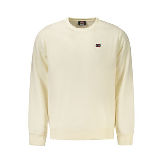 Sudadera para hombre de algodón blanco