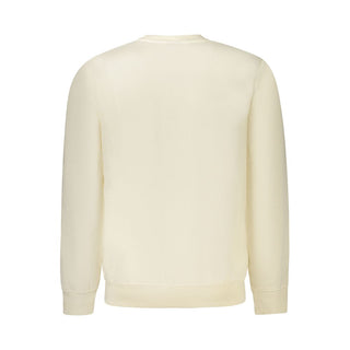 Sudadera para hombre de algodón blanco