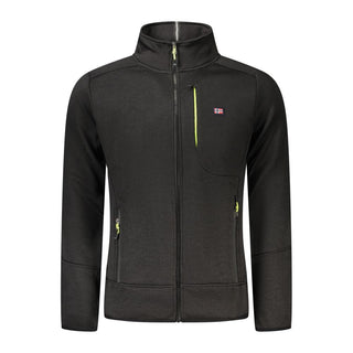 Schwarzes Polyester Herren-Sweatshirt