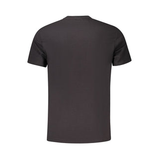 Herren-T-Shirt aus schwarzer Baumwolle