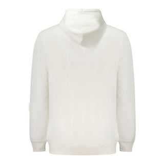 Sudadera para hombre de algodón blanco