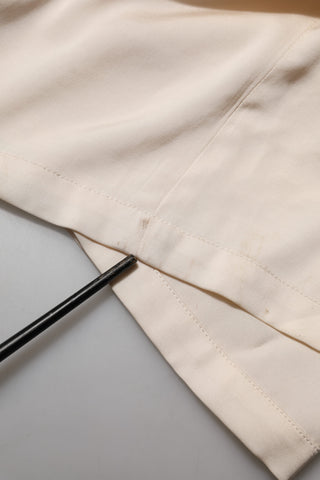 Beiges ärmelloses, plissiertes langes Maxikleid aus Viskose