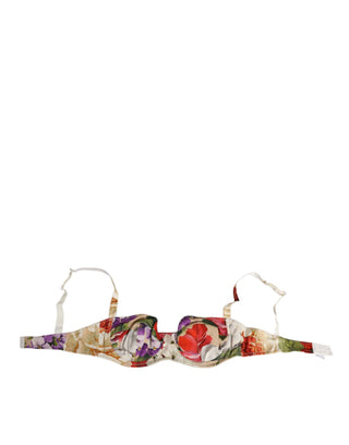 Halb gepolsterter Balconette-BH mit Blumenmuster