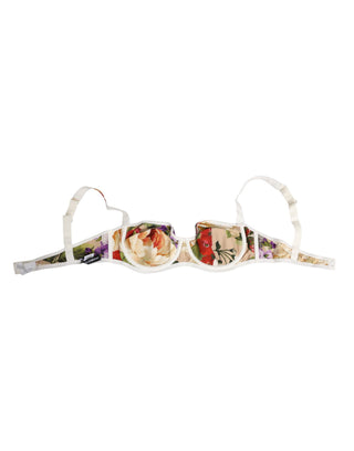 Halb gepolsterter Balconette-BH mit Blumenmuster