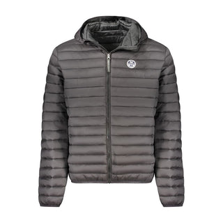 Black Polyester Men's Jacket