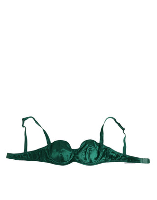 Grüne Satin Halb-wattierte Bügel-Musk-Dessous