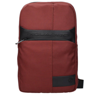 Red Fabric Crossbody Bag