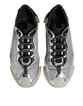 Mehrfarbige silberne Logo-Low-Top-NS1-Sneaker