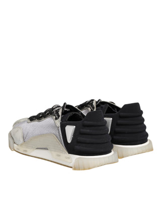 Mehrfarbige silberne Logo-Low-Top-NS1-Sneaker