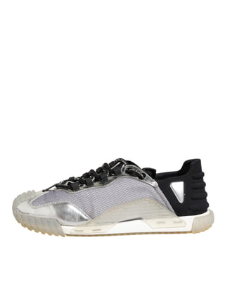 Mehrfarbige silberne Logo-Low-Top-NS1-Sneaker