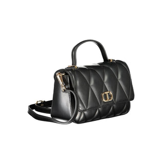 Nero Polyurethane Women's Shoulder Bag