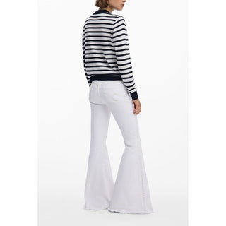 Schwarzer Polyester-Damenpullover
