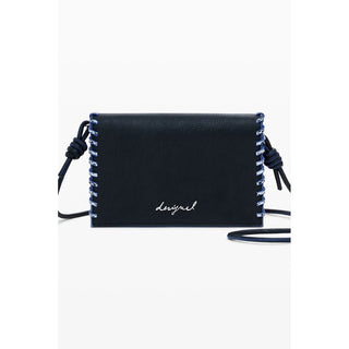 Cartera para mujer de poliuretano negro