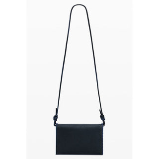 Cartera para mujer de poliuretano negro