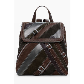 Marrone Poliuretano Damen Rucksack