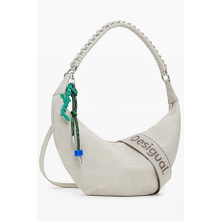 Beige Polyurethan-Damenhandtasche