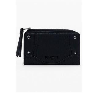Cartera para mujer de poliuretano negro