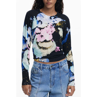 Nero Viscosa Damen-Trikot