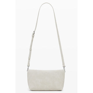 Beige Polyurethane Women Handbag