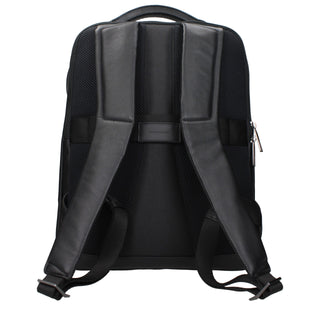Mochila de cuero negra