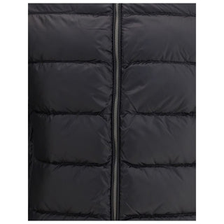 Chaqueta abrigo negra de poliamida