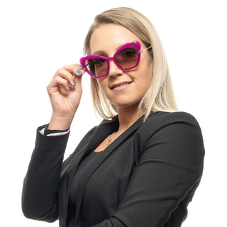 Gafas de sol de plástico morado