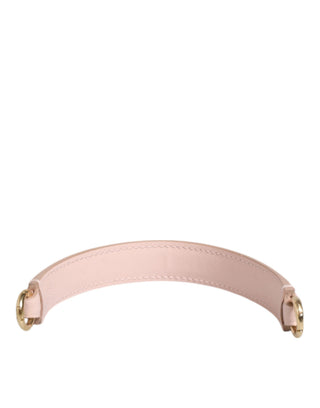 Strap Pink Leather Gold Tone Big Bag Handle Shoulder Strap