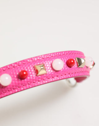 Rosa verzierter Leder-Taschengriff Schultergurt für Damen