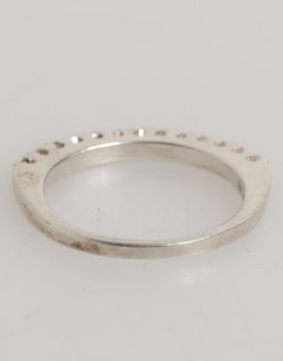 Ewiger Ring aus Sterlingsilber 925 mit Pave CZ-Kristall