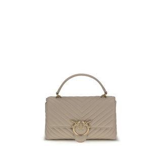Beige Kalbsleder Bos Taurus Handtasche