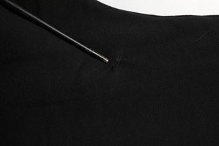 Schwarze Cargo-Jogginghose aus Baumwollmischung mit Kordelzug