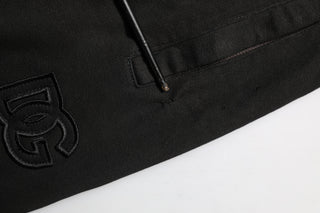 Schwarze DG Logo Herren-Jogginghose aus Baumwolle