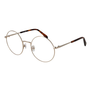 Gafas con montura de metal dorado