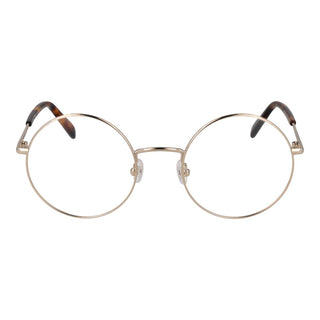 Gafas con montura de metal dorado