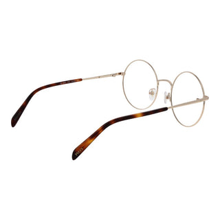 Gafas con montura de metal dorado