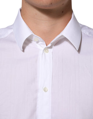 Weißes Baumwoll-MARTINI-Herren-Hemd