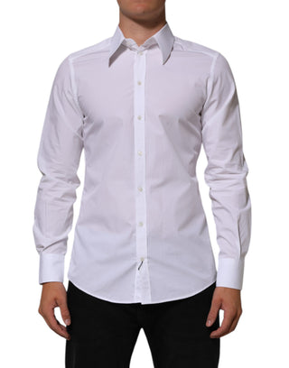 White Cotton MARTINI Men Formal Dress Shirt