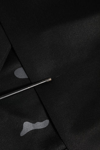 Schwarzes Camouflage-Sweatshirt mit Rundhalsausschnitt